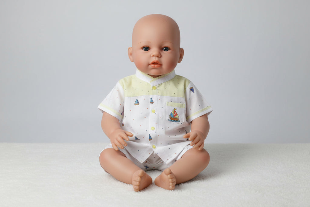 Kids Nautical Sailboat Summer Shirt & Shorts Set 84