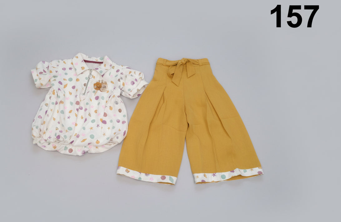 Girls Printed Top & Trouser Set 157