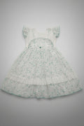 Girls Floral Layered Party Dress A71