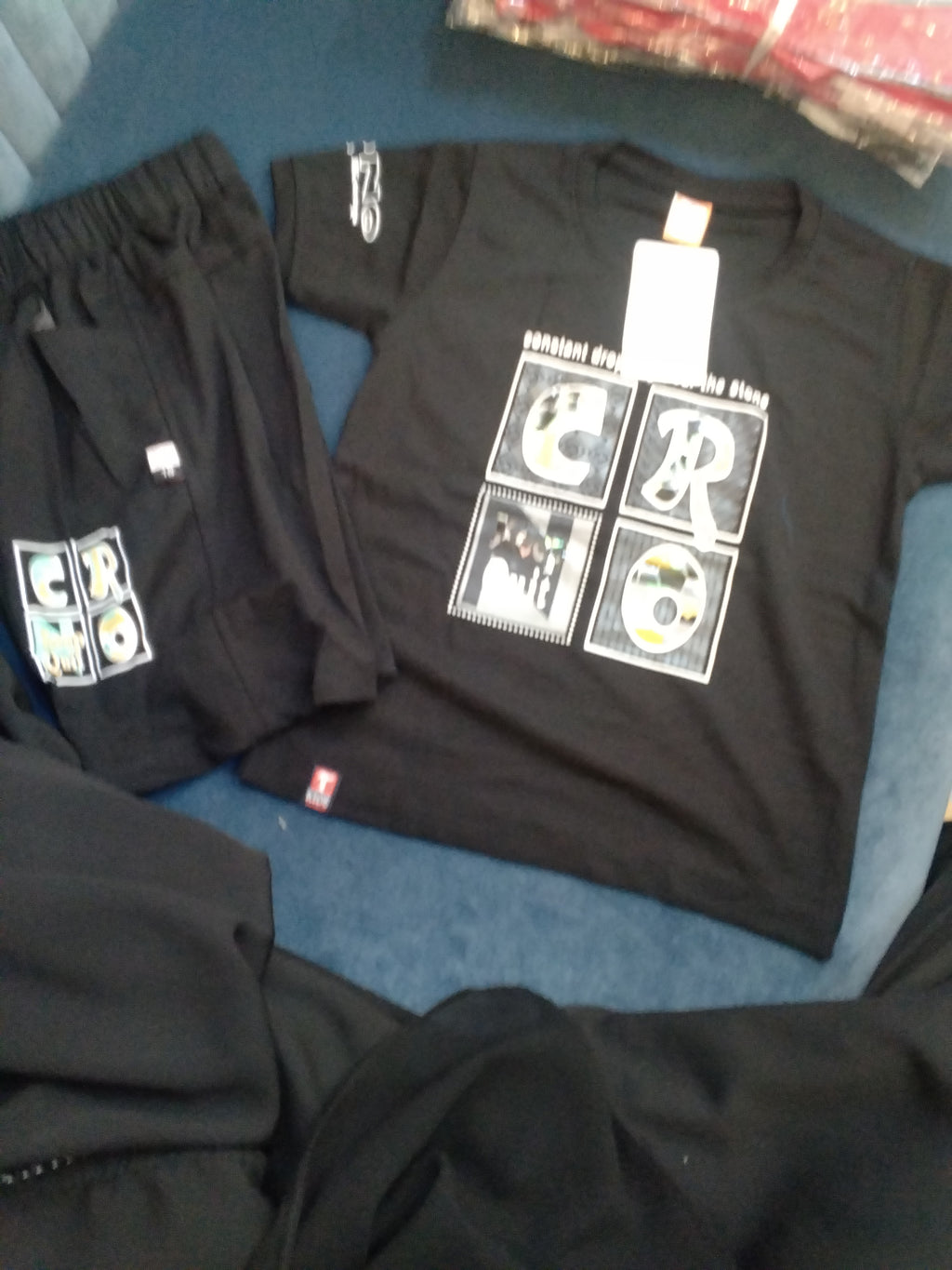 Kids Printed T-Shirt & Shorts Set (CR Design) 340