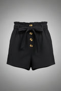 Men’s Charcoal Casual Knit Shorts with Drawstring 2331