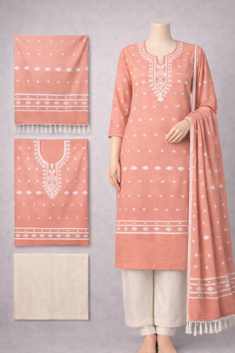 Half Silk Three Piece ST33