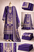 Premium Floral Unready Three Piece-C121