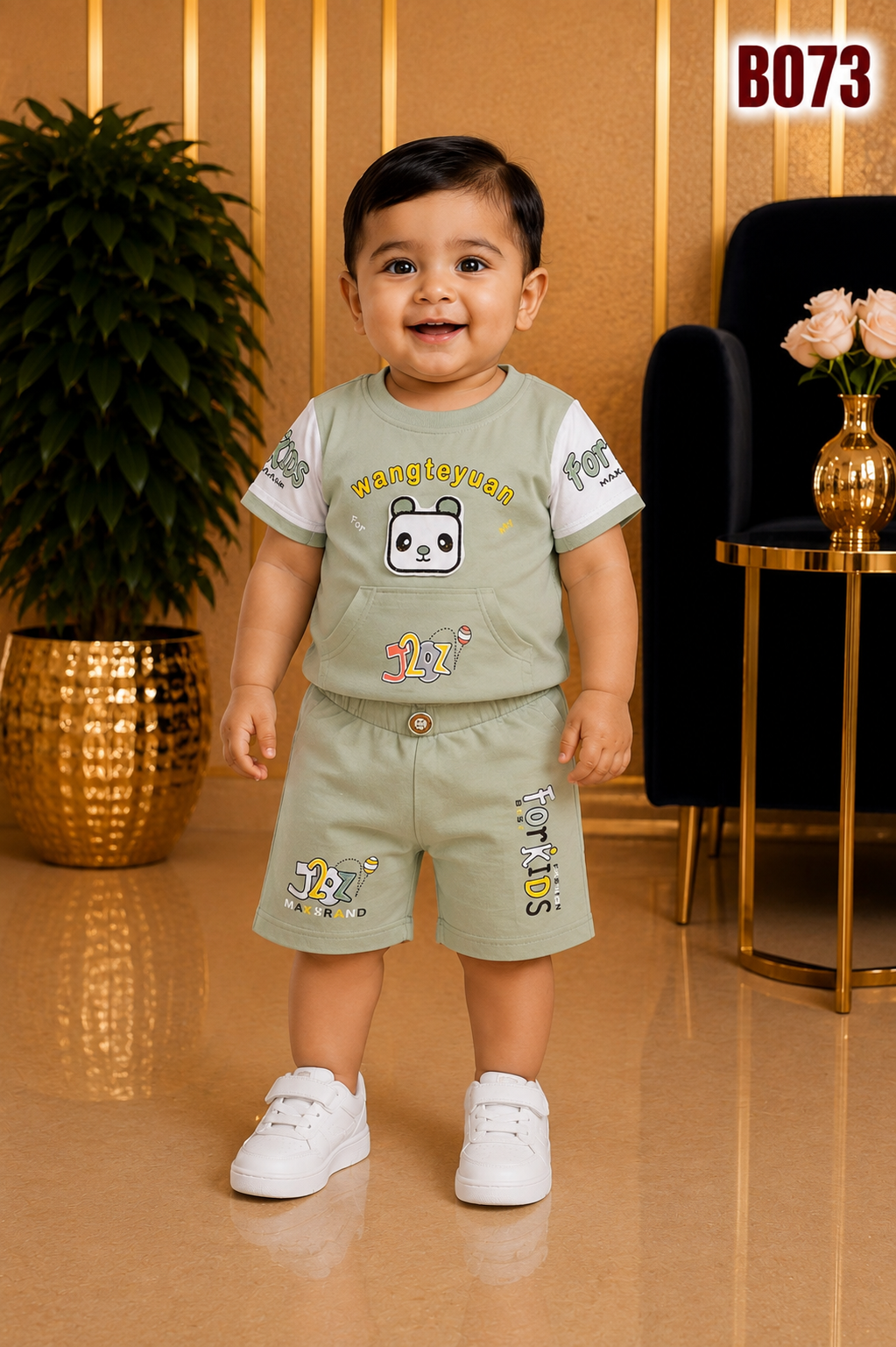 Baby Boys T-Shirt & Shorts Set-BO73