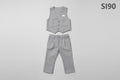 GATSBY Premium Boys Formal Waistcoat & Pant Set Sl90 ASH
