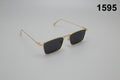 Classic Matte Square Frame Sunglasses 1595
