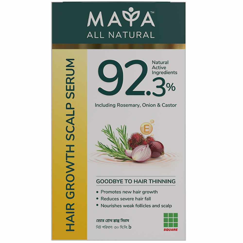 Maya All Natural Hair Growth Scalp Serum
