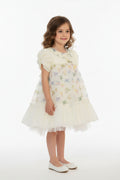 Baby Girls Butterfly Print Chiffon Frock Set with Bloomers 187