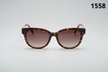 Elegant Black & Gold Gradient Lens Fashion Sunglasses 1558