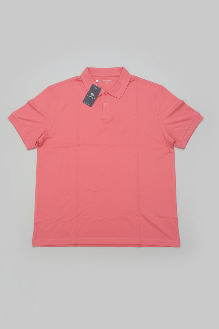 GATSBY Mens Polo T-shirt Poolbasics Coral Pink 2005
