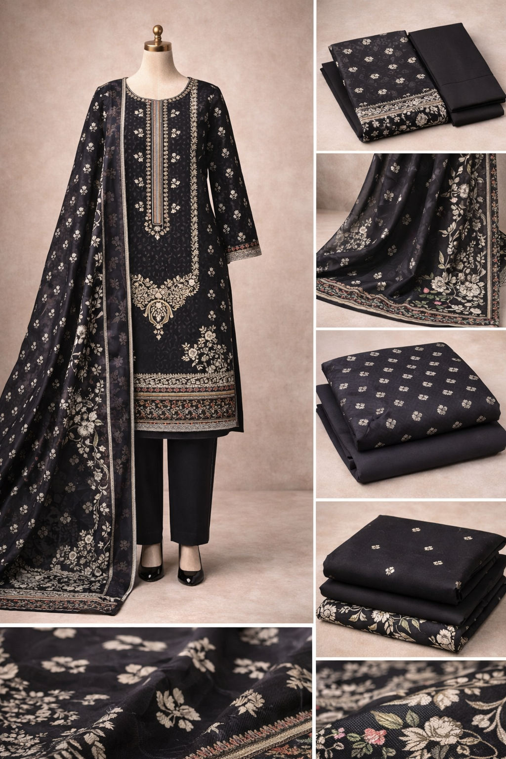 Premium Digital Printed Three Piece Lawn Suit 1159