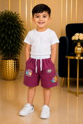 Premium Boys Ocean Print Cargo Shorts-BO15