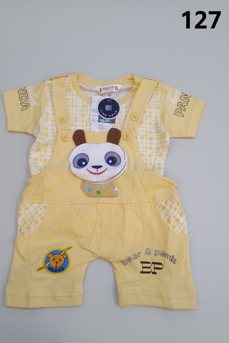 Bear & Panda Baby Dungaree Set 127