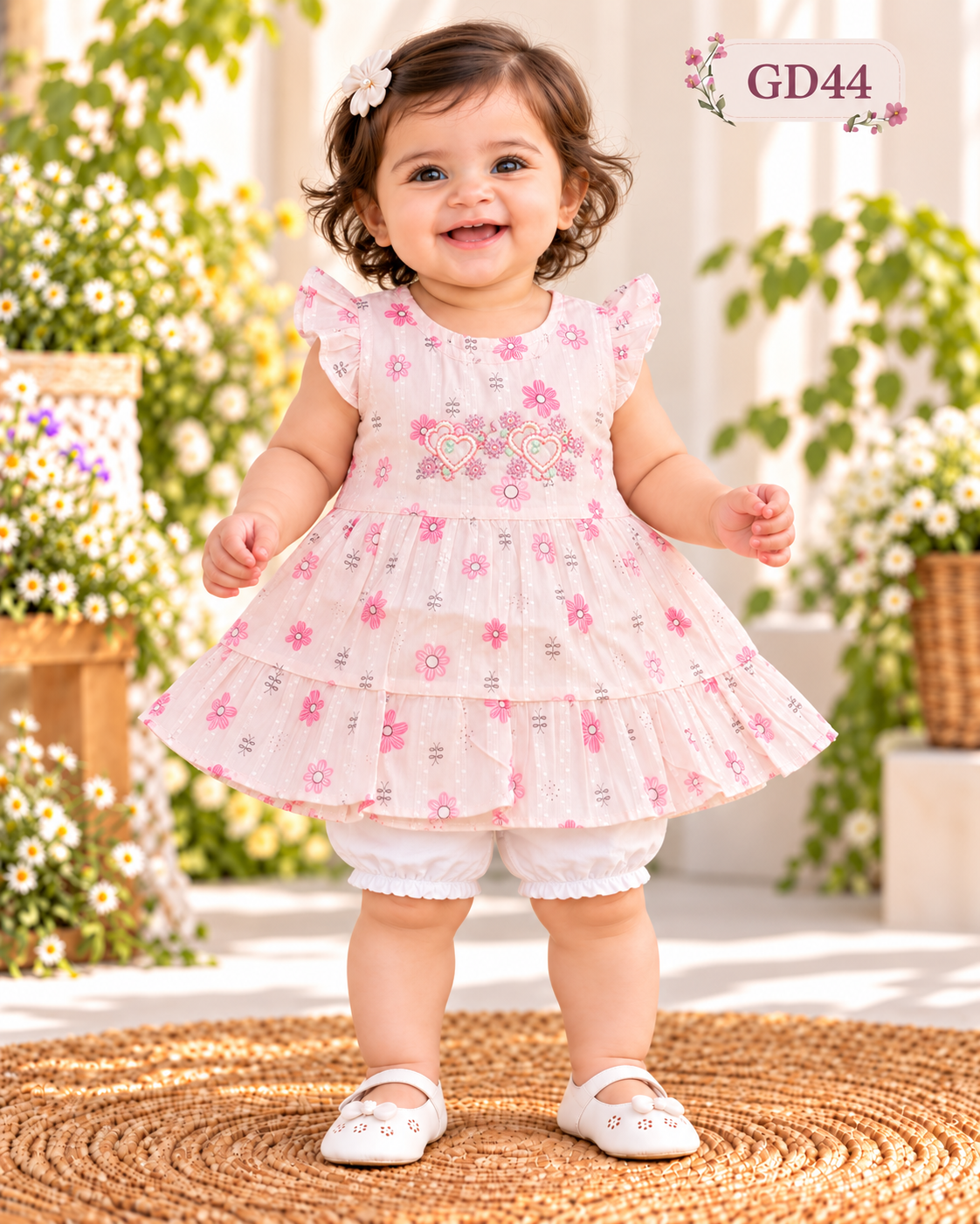 Premium  Baby Frock Set-GD44