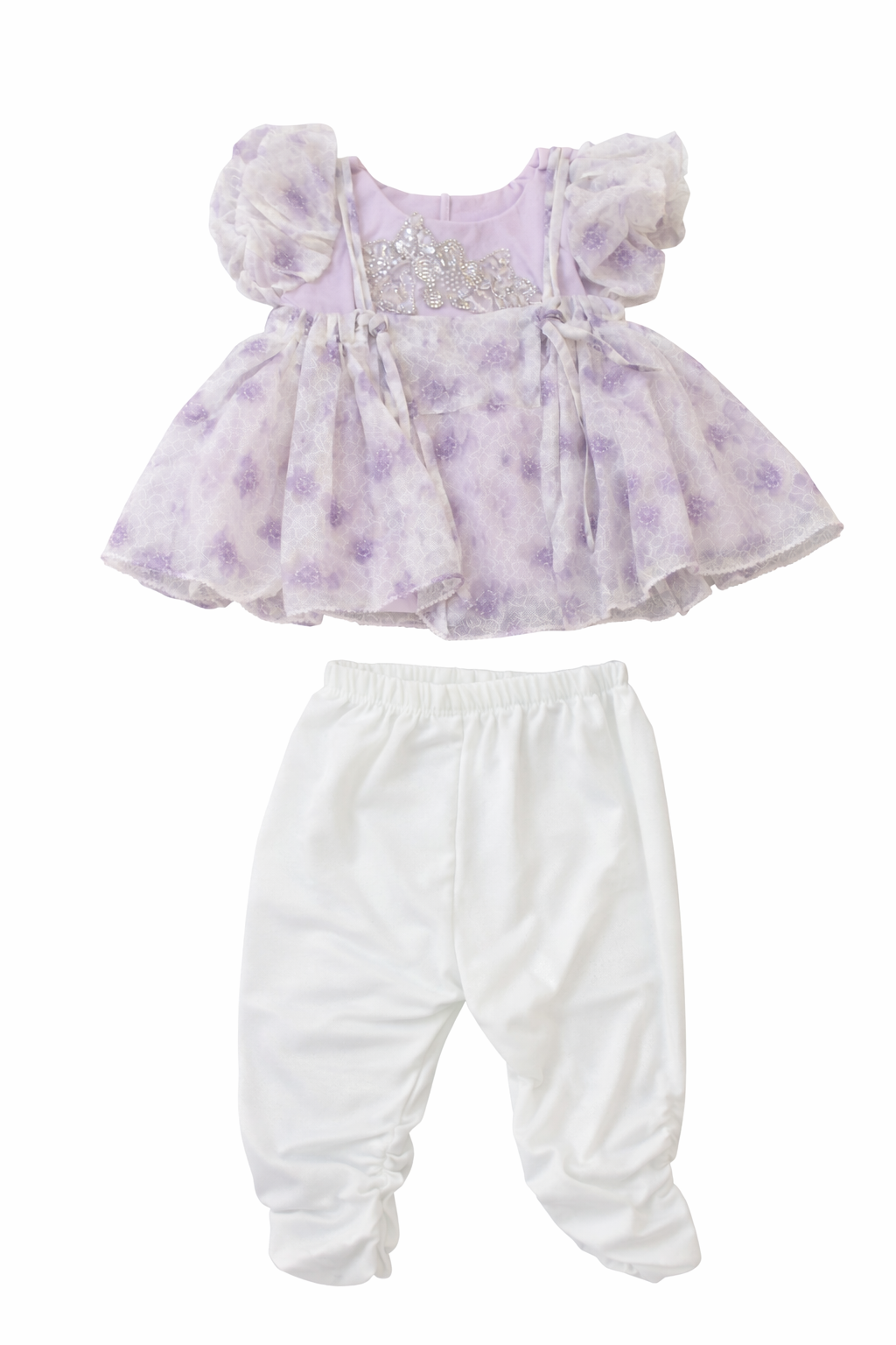 Baby Girls Elegant Embroidered Dress 260