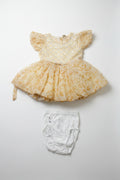 Baby Girls Elegant Embroidered Dress 261