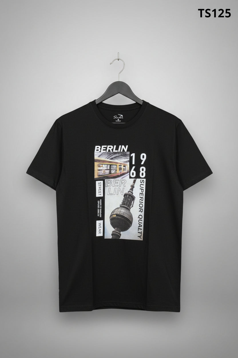 Logo Printed Premium T-Shirt  TS125