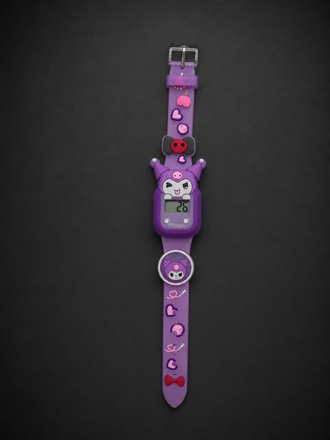 KW 34 Kids Cartoon Silicone Strap Watch