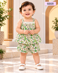 Premium Baby Girls Floral Camisole Top & Shorts Set-GD31