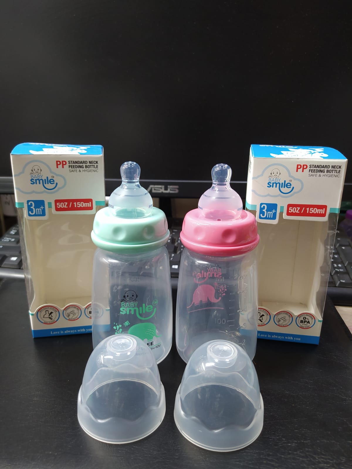 Baby Smile Feeding Bottle 5oz/150ml-C1007