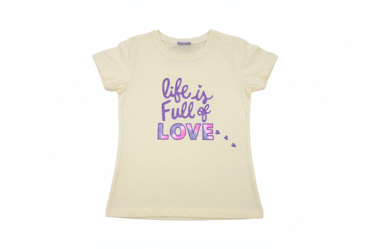 Premium Kids Cotton T-Shirt – Boys & Girls Casual Graphic Tee 3071