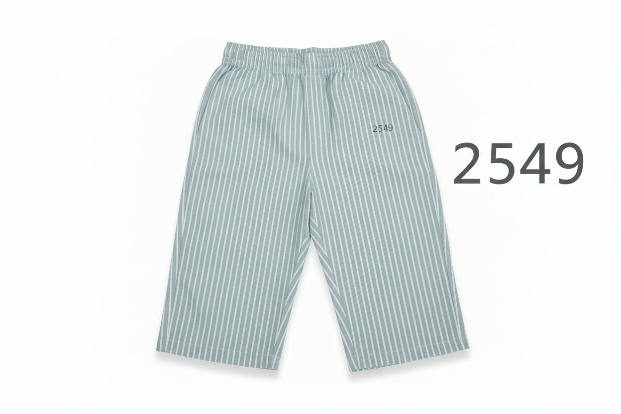 Boys Premium Cotton Stripe Shorts-C35
