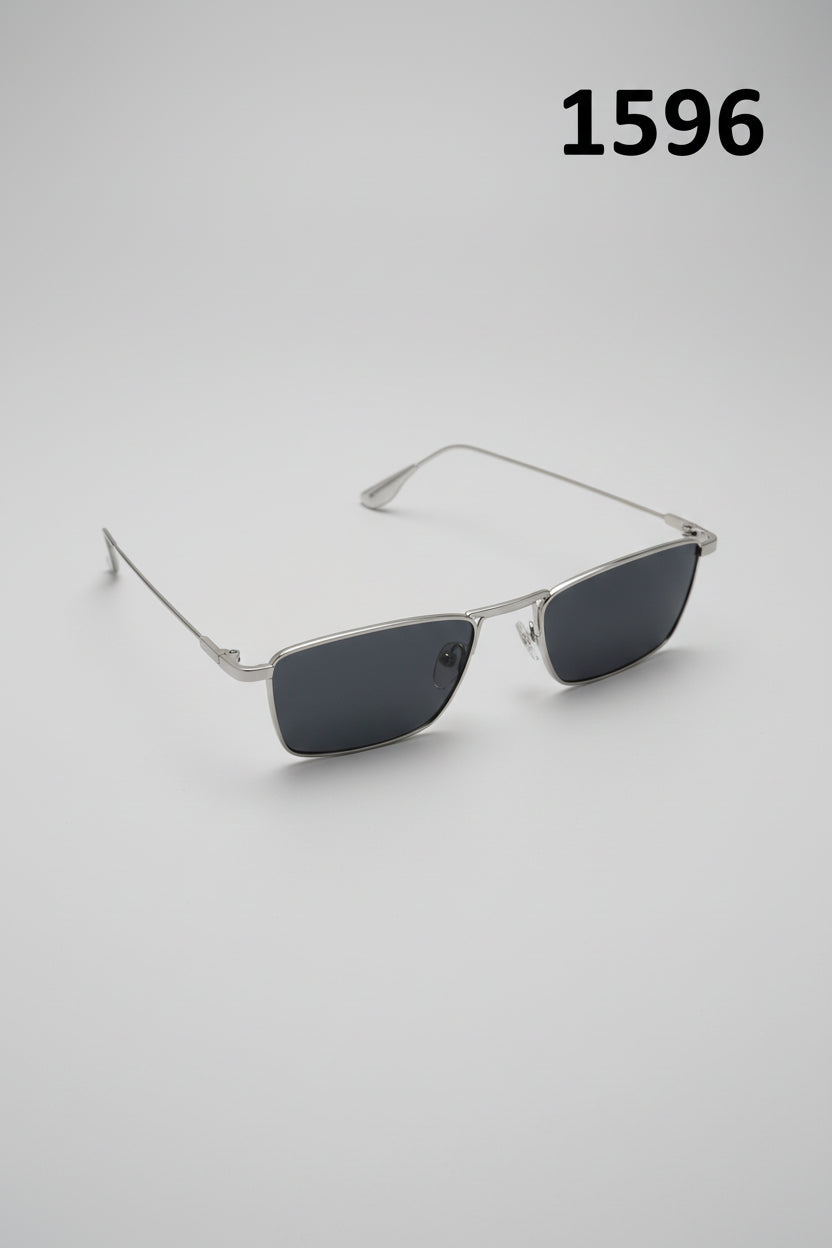 Classic Matte Square Frame Sunglasses 1596