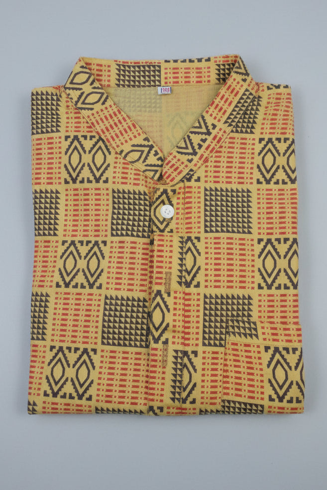 Premium Printed Short Kurta 802