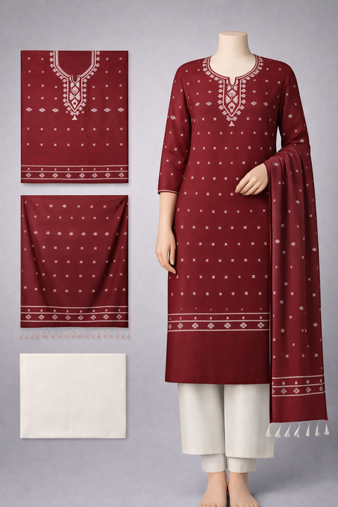 Half Silk Three Piece ST25