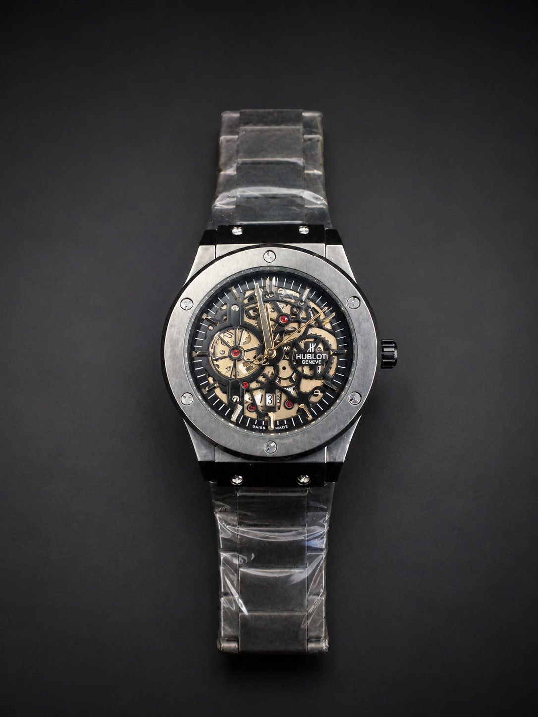 HB96 Chronograph Silver Dial Luxury Men’s Watch