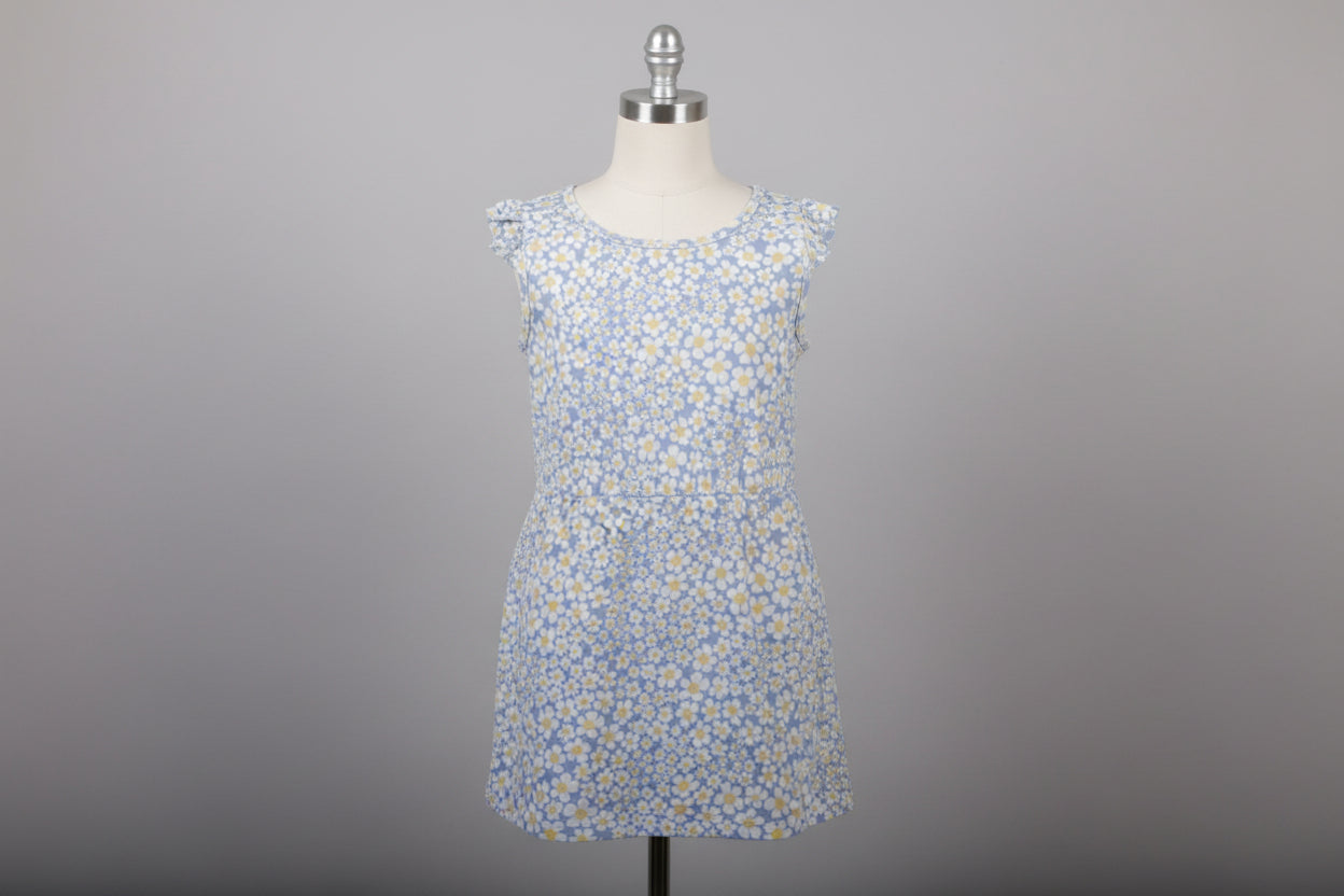 Girls Bird & Floral Printed Dress 3321