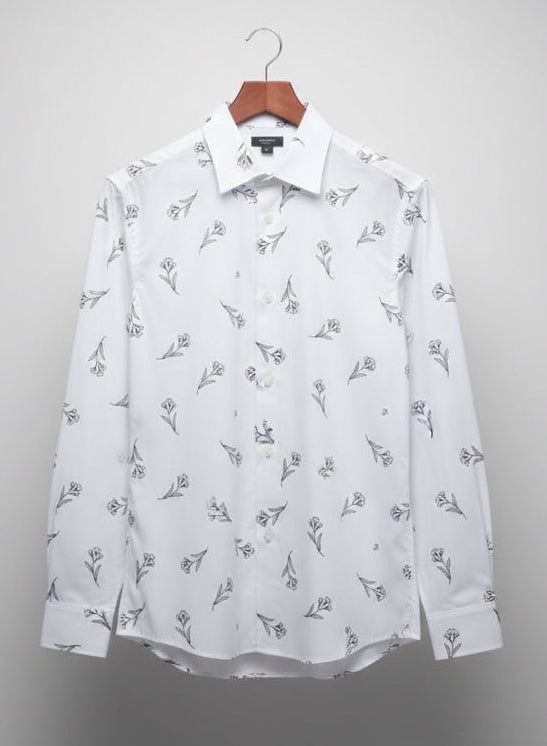 GATSBY Mens F/S Shirt _Express White 918