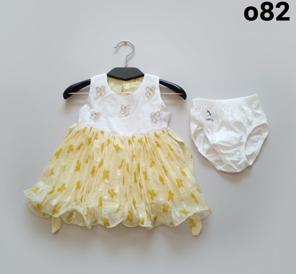 Butterfly Baby Girl Dress Set 082