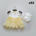 Butterfly Baby Girl Dress Set 082
