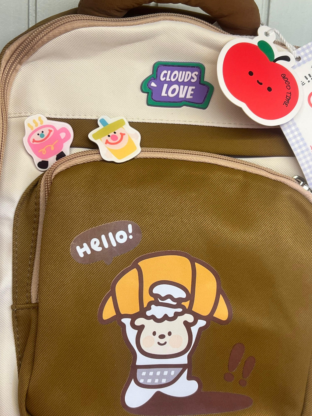 The "Bready or Not" Bear & Croissant Daypack