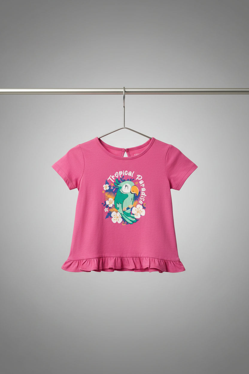 Premium Kids Cotton T-Shirt – Boys & Girls Casual Graphic Tee 3113