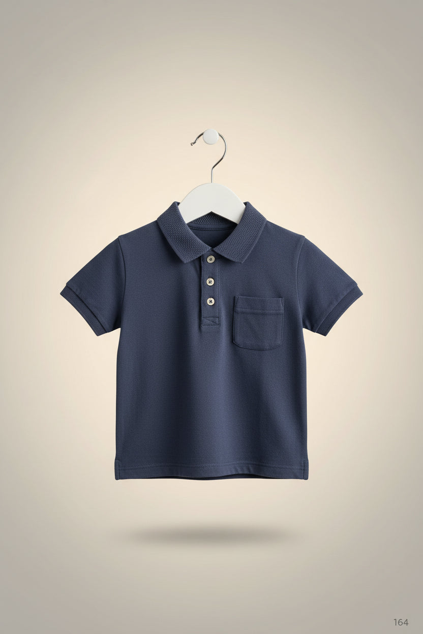 Boys Premium Polo Shirt – Soft Cotton Piqué 164
