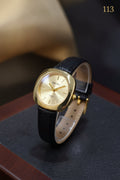 LW 113 MRUIKA Elegant Ladies Quartz Leather Strap Watch