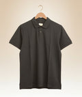 GATSBY Mens Polo T-shirt Dark Grey Poolbasics 4020