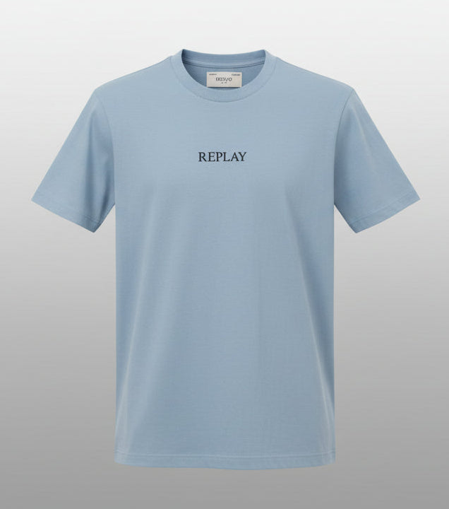 Mens Premium Sky Blue T-SHIRT 026