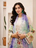 Luxury Digital Printed Lawn Three Piece Set-C255