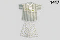 Boys Panda Bamboo Print Shirt & Shorts Set 1417