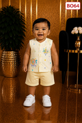 Little Explorer Baby Boys Sleeveless Top & Shorts Set- BO64
