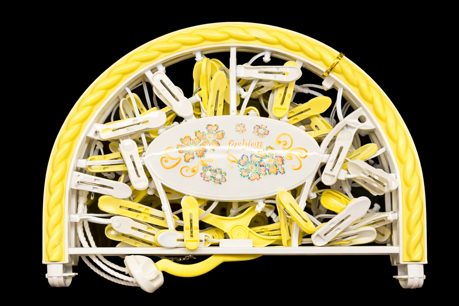 Baby Clothes Drying Hanger with Clips – Multi Color