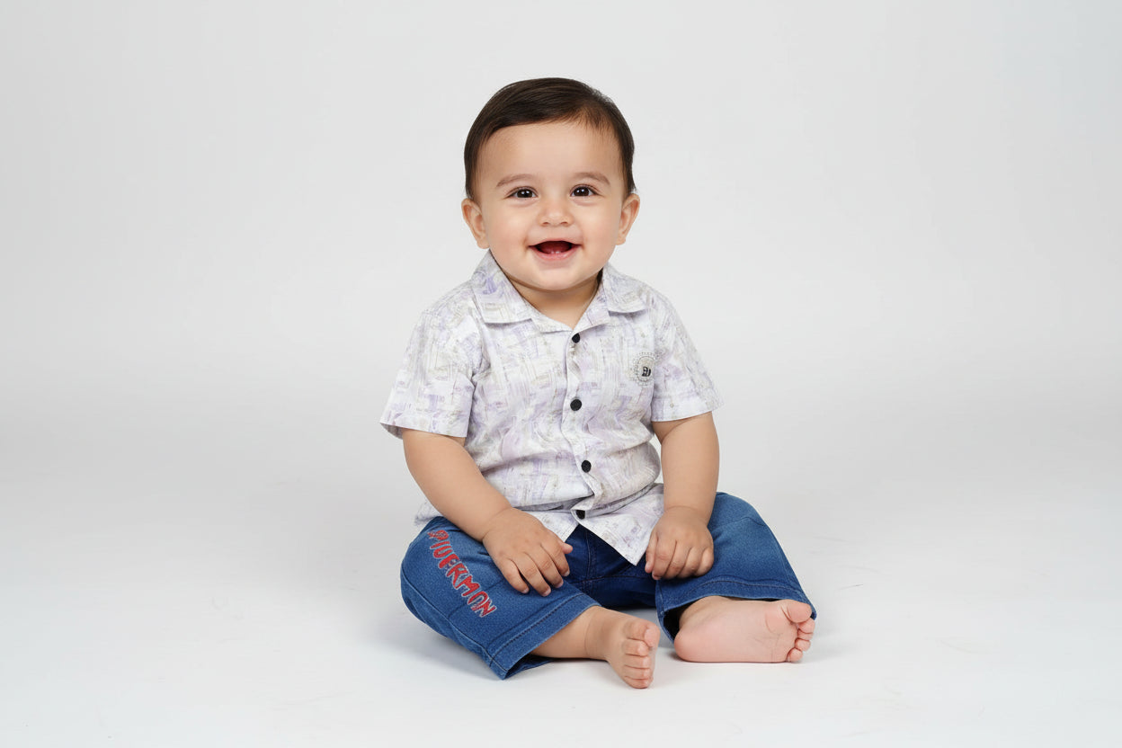 Kids Clothing > Boys Sets > Shirt & Short Set.348