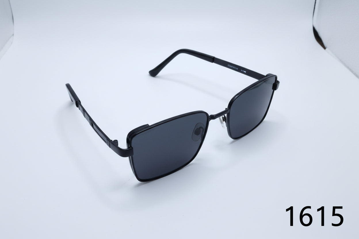 Classic Matte Square Frame Sunglasses 1615