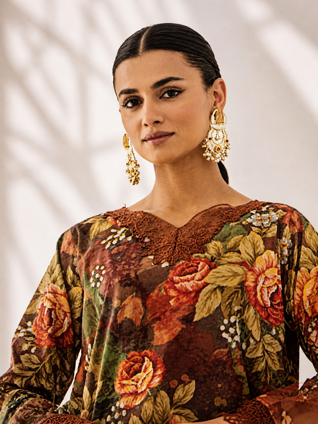 Luxury Digital Printed Lawn Three Piece Set -C351