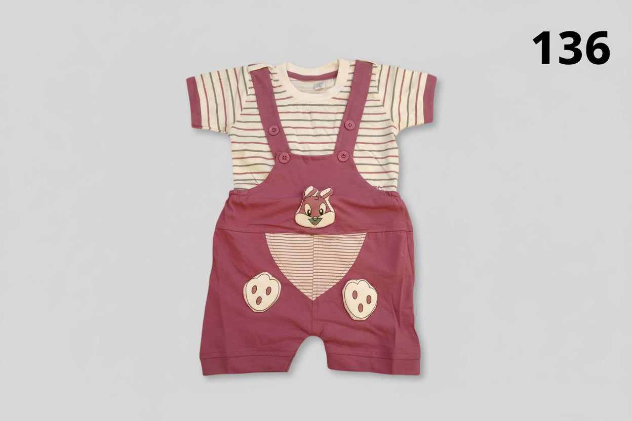 Baby Bunny Dungaree Romper Set 136