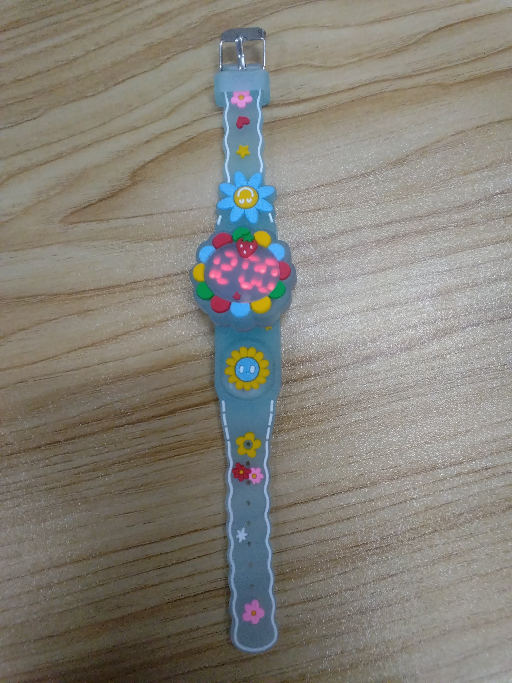 KW19 Kids Cartoon Silicone Strap Watch