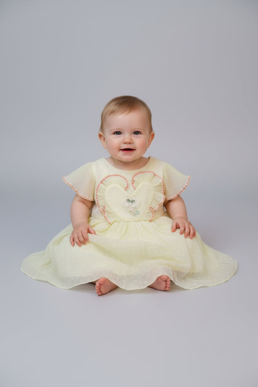 Baby Girls Net Frock Set with Bloomers 201